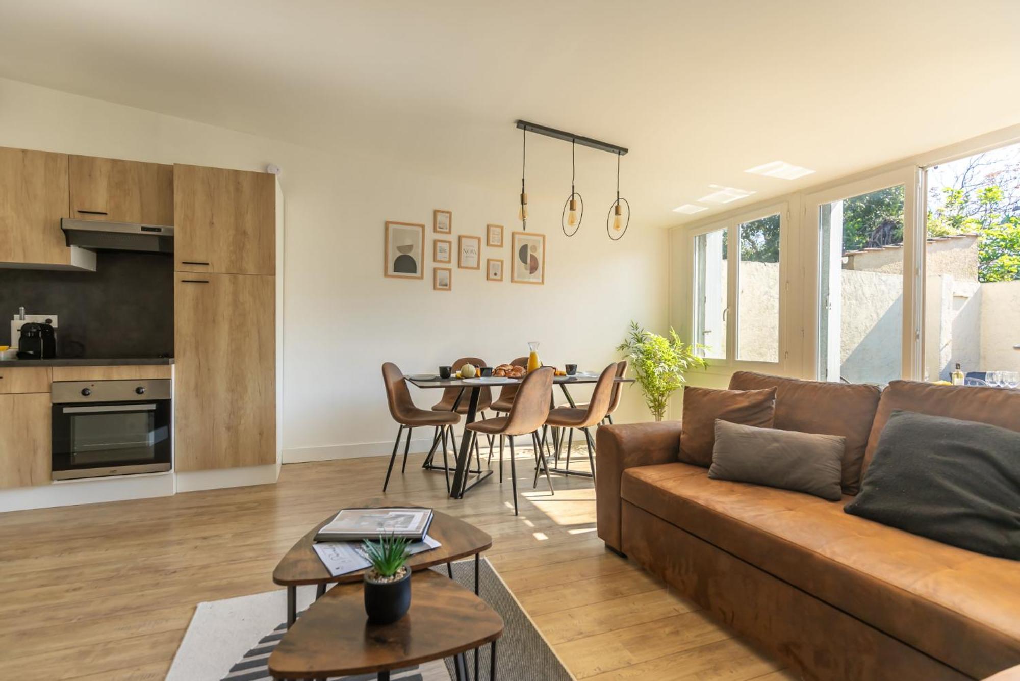 Le Patio - Spacieux T3 Avec Climatisation Et Jardin Privatif Μπερζεράκ Εξωτερικό φωτογραφία
