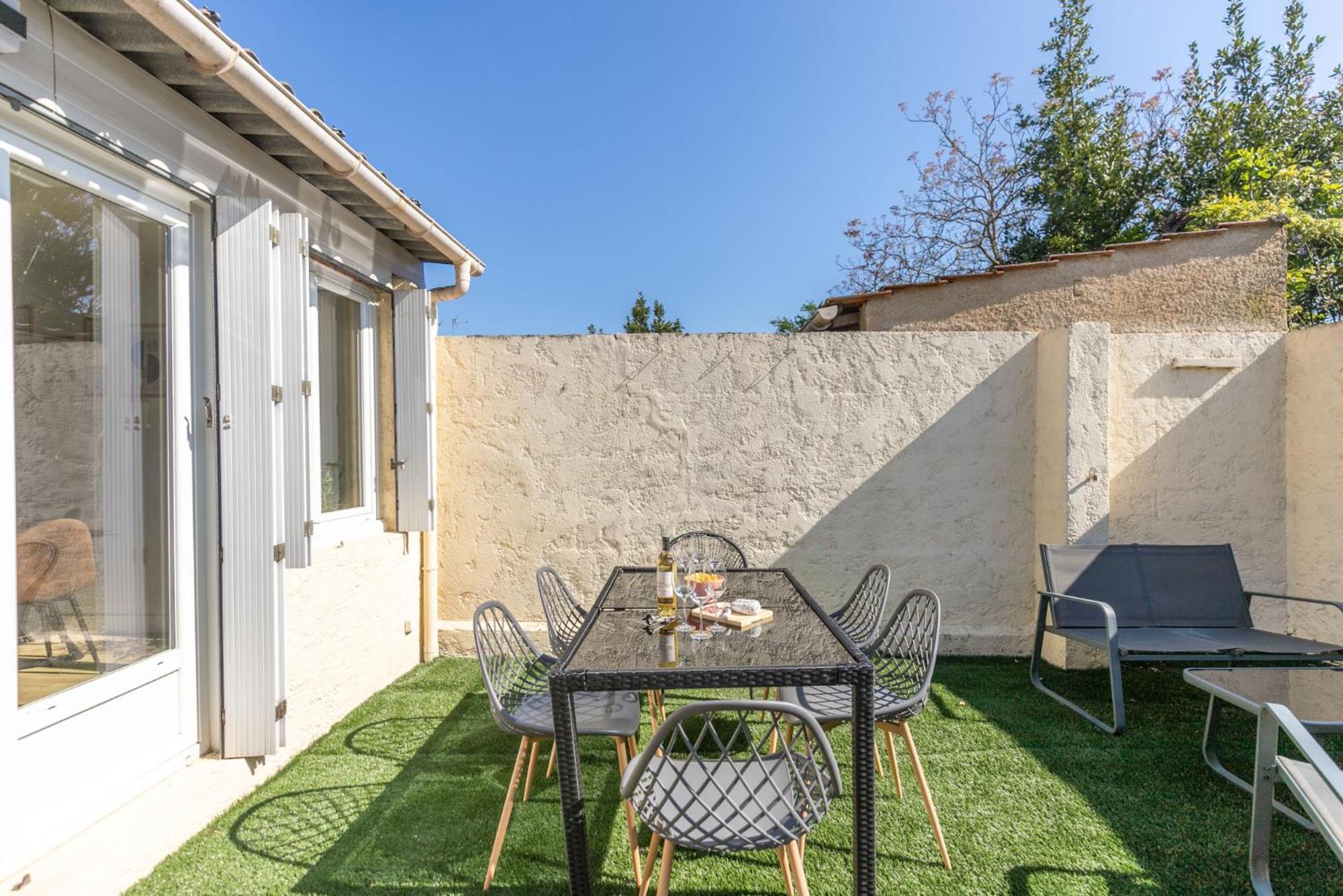 Le Patio - Spacieux T3 Avec Climatisation Et Jardin Privatif Μπερζεράκ Εξωτερικό φωτογραφία