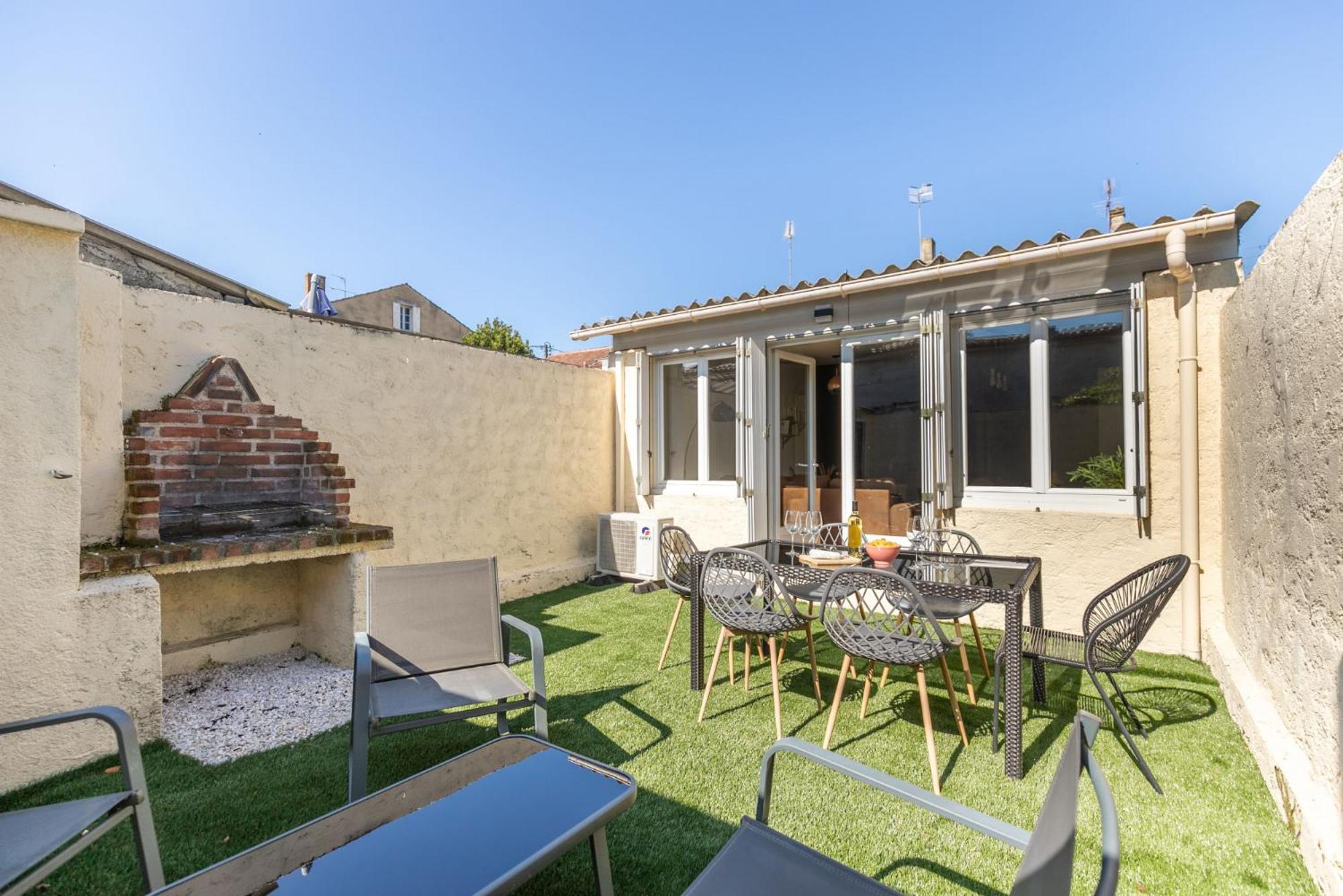 Le Patio - Spacieux T3 Avec Climatisation Et Jardin Privatif Μπερζεράκ Εξωτερικό φωτογραφία